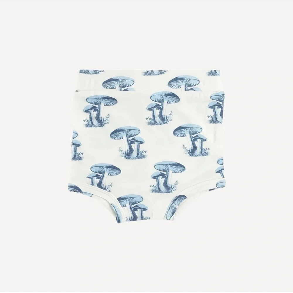 Kate Quinn RETRO BLOOMER BLUE FOREST MUSHROOM, BAMBOO, 18-24m, NWT